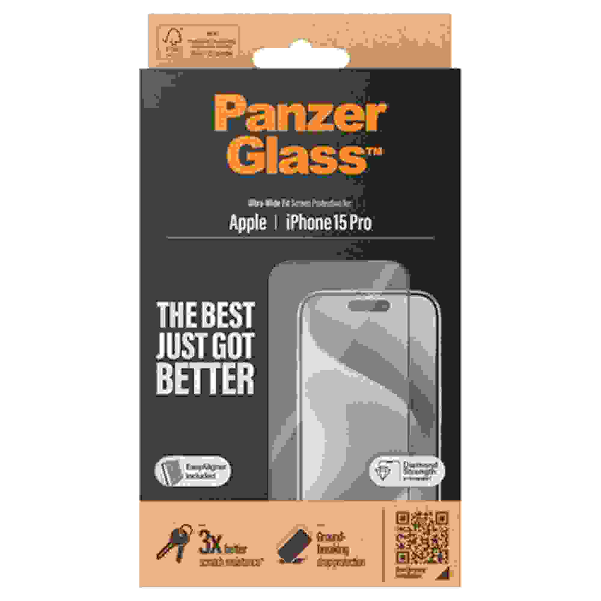 PanzerGlass iPhone 15 Pro