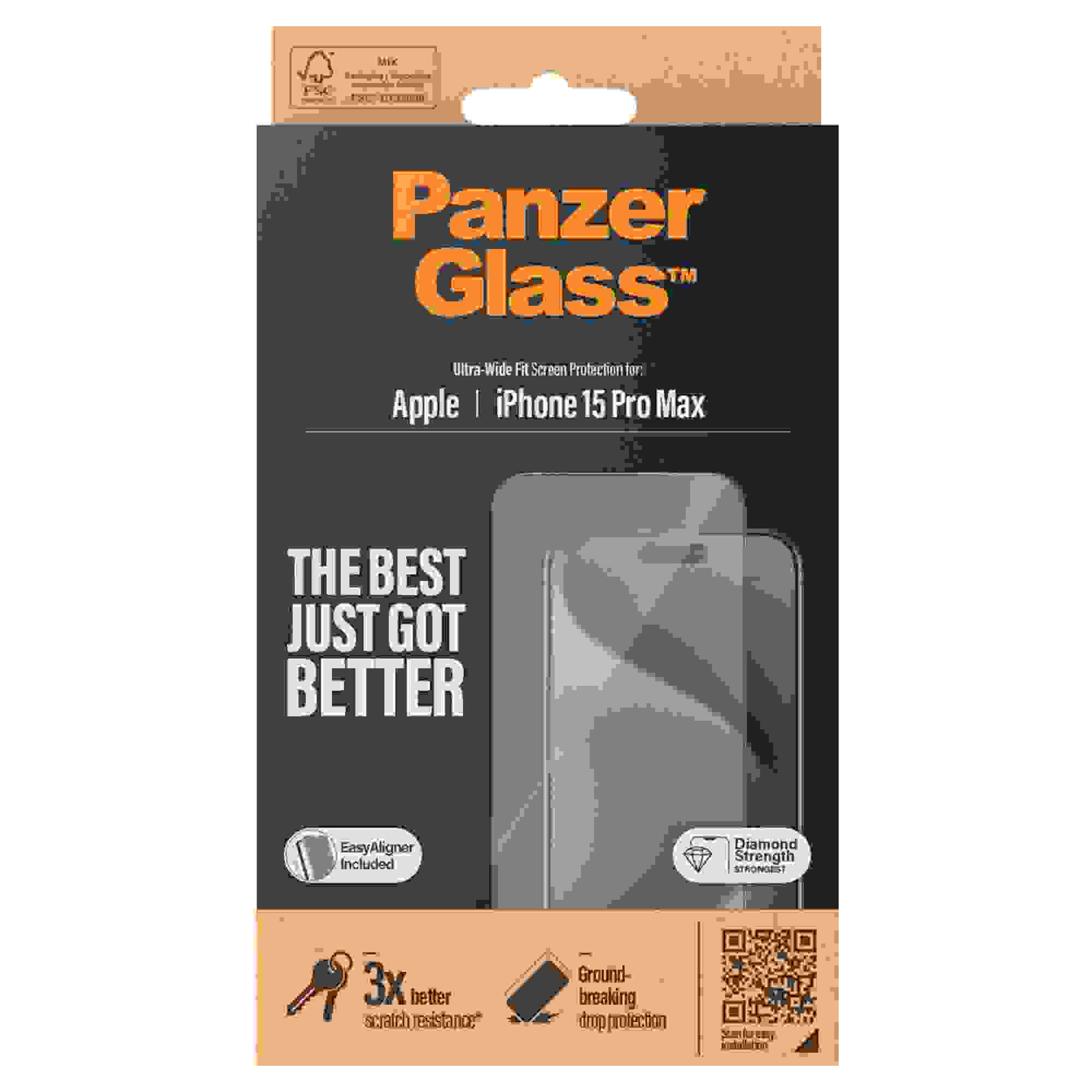 PanzerGlass iPhone 15 Pro Max